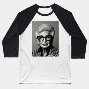 Iris Apfel Baseball T-Shirt